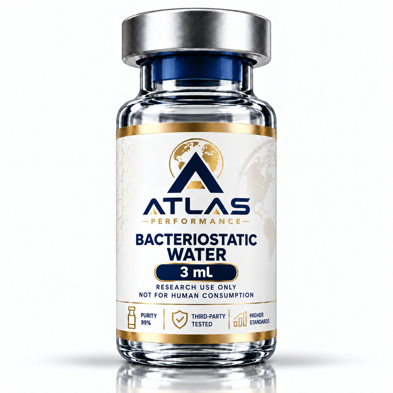 Atlas Performance Bacteriostatic Water 10 mL research product