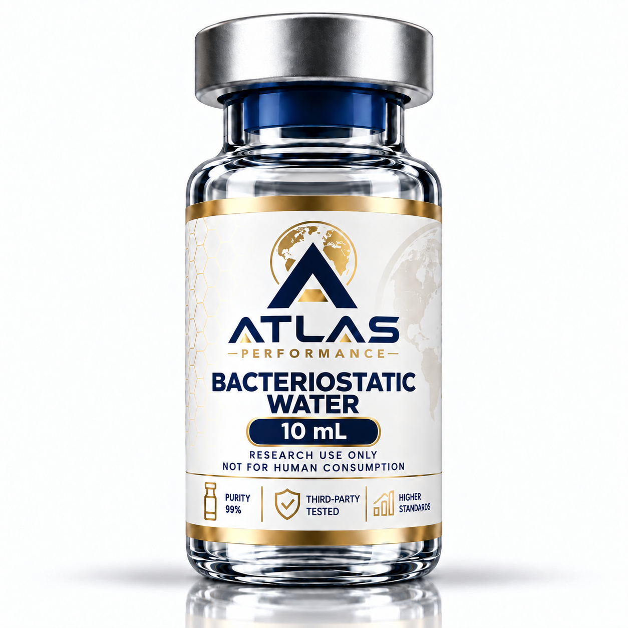 Atlas Performance Bacteriostatic Water 3 mL research product