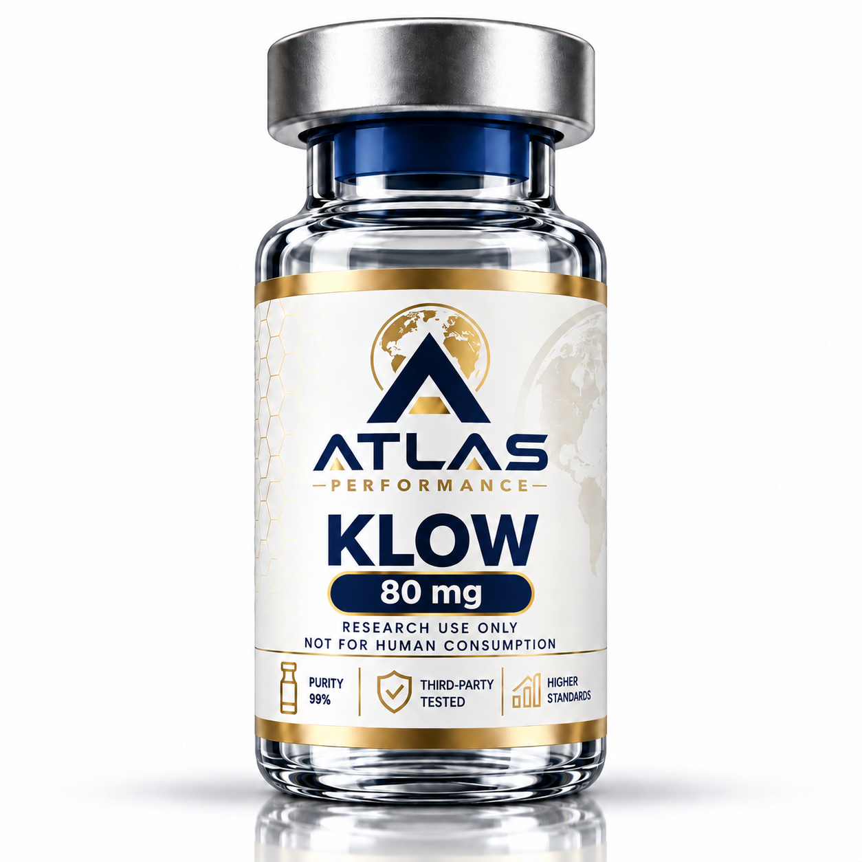 Atlas Performance NAD+ 500 mg research vial