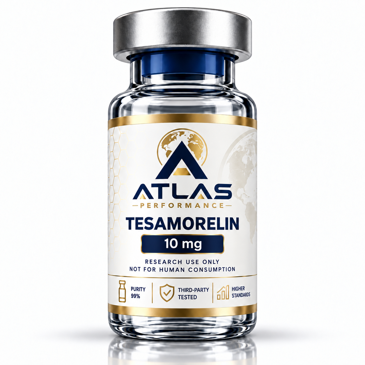 Atlas Performance Tesamorelin 10 mg research vial